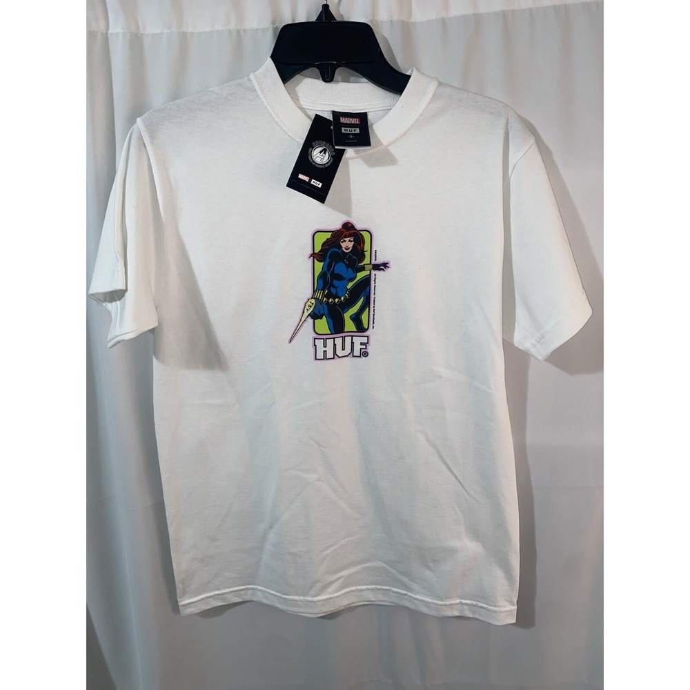HUF x Marvel Black Widow‎ Comic T Shirt Small NWT